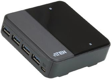 Aten 2-Port USB-Omkopplare Svart