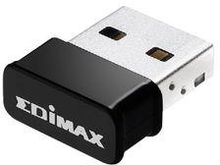 Edimax Trådlös USB-Adapter AC1200 2.4/5 GHz (Dual Band) Wi-Fi Svart/Aluminium