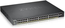 Zyxel XGS1930-52HP, 52 Port Smart PoE Switch, 48x Gib Copper and 4x 10G SFP+, Hybrid mode 375W