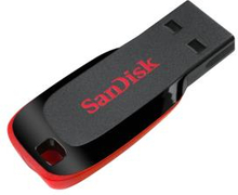 SANDISK USB-minne 2.0 Blade 128GB Svart