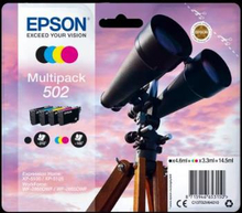 Epson Multipack 4-colours 502 Ink | 210Pages | Black