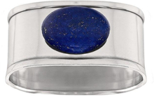 Servettring med Lapis Lazuli sten 2-pack