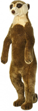 National Geographic knuffelstokstaartje junior 75 cm pluche bruin