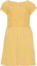 Kids Girls Dresses Dresses & Skirts Dresses Casual Dresses Short-sleeved Casual Dresses Yellow Abercrombie & Fitch