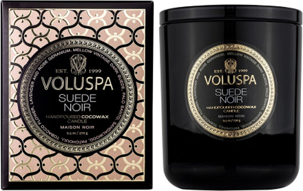 Voluspa Classic Boxed Candle Suede Noir - 269 g