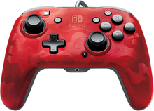 Faceoff Deluxe+ Audio Wired Controller - Red Camo