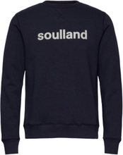 Willie Sweatshirt Sweat-shirt Genser Marineblå Soulland*Betinget Tilbud
