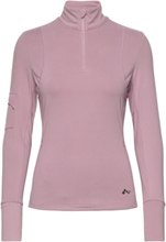 Onpevalda Hike Hzip Ls Top Sport T-shirts & Tops Long-sleeved Pink Only Play