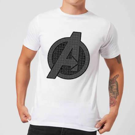 Avengers Endgame Iconic Logo Herren T-Shirt - Weiß - 5XL