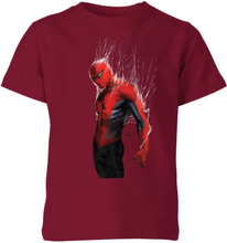 Marvel Spider-man Web Wrap Kids' T-Shirt - Burgundy - 3-4 Years