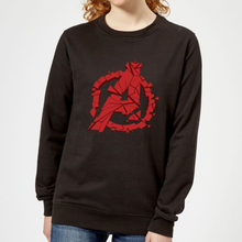 Avengers Endgame Shattered Logo Women's Sweatshirt - Black - XS