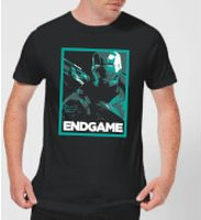 Avengers Endgame War Machine Poster Men's T-Shirt - Black - S - Black