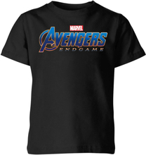 Avengers Endgame Logo Kids' T-Shirt - Black - 7-8 Years