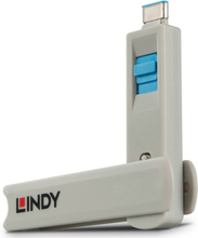Lindy Port Blocker Usb-c Blue 4-pack