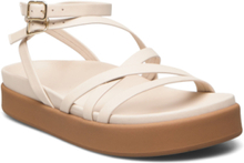 Sandales Chana Shoes Summer Shoes Gladiator Sandals Creme Ba&sh*Betinget Tilbud