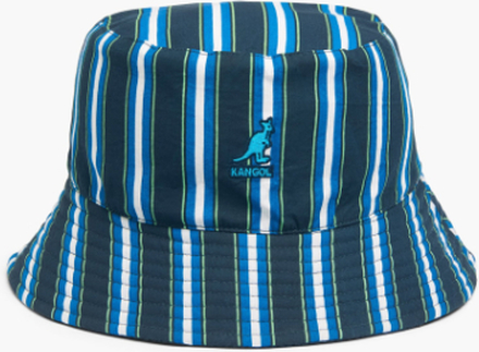 Kangol - Double Pattern Bucket Hat - Blå - XL