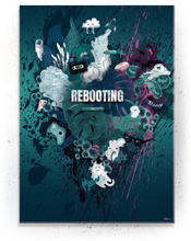 Plakat / Canvas / Akustik: Rebooting / Grøn (Gamer plakat)
