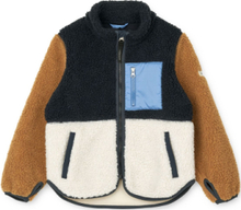 Nolan Pile Jacket Outerwear Fleece Outerwear Fleece Jackets Blue Liewood