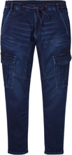 Regular Fit cargo-sweat-jeans, Tapered