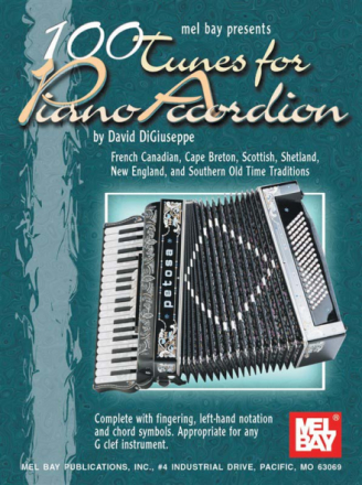100 Tunes for Piano Accordion lærebok
