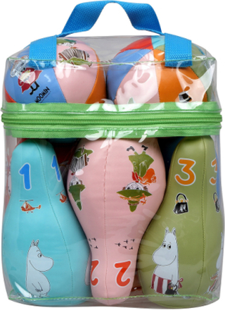 Moomin - Soft Bowling Set Toys Puzzles And Games Games Active Games Multi/mønstret MUMIN*Betinget Tilbud