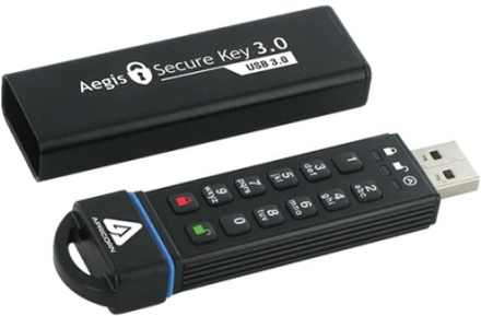 Apricorn Aegis Secure Key 3.0 480gb Usb 3.0 256-bit Aes-xts; 256-bit Sha; Fips 140-2 Level 3