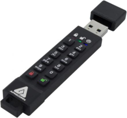 Apricorn Aegis Secure Key 3z Usb 3.1 Flash Drive 128gb 128gb Usb 3.0 256-bit Aes-xts; Fips 140-2 Level 3