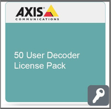 Axis H.264 +aac Decoder 50-user Decoder License Pack