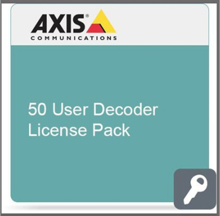 Axis H. 264 50-user Decoder License Pack