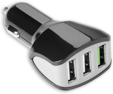 Celly TURBO CAR Charger met 3 USB poorten, output 4.4A zwart