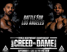 Creed Battle For Los Angeles Men's T-Shirt - Black - XS