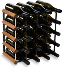Vino Vita vinreol - mørkbejdset fyrretræ - 20 flasker