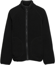 Kit Jkt Jr Sport Fleece Outerwear Fleece Jackets Black Five Seasons