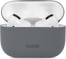Silic Case Airpods Pro 1&2 Mobiltilbehør/covers AirPods Cases Grå Holdit*Betinget Tilbud