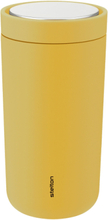 "To Go Click To Go Mug Soft Home Tableware Cups & Mugs Thermal Cups Yellow Stelton"