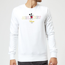 Disney Mickey Mouse Disney Wording Sweatshirt - Weiß - M