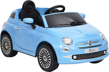 vidaXL Elbil for barn Fiat 500 blå