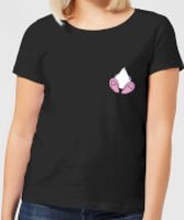 Disney Daisy Duck Backside Women's T-Shirt - Black - S - Black