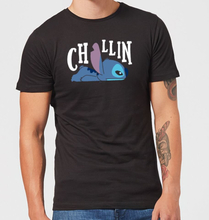 Disney Lilo And Stitch Chillin Men's T-Shirt - Black - M