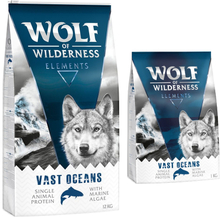 12 kg + 1 kg gratis! Wolf of Wilderness Trockenfutter 13 kg - "Vast Oceans" - Fisch (Monoprotein)