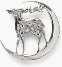 Undercover - Deer Silver Stud Pin - Silver - ONE SIZE