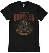 Route 66 - Golden Chopper T-Shirt, T-Shirt