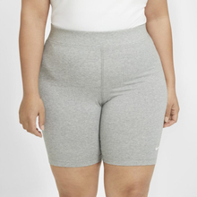 Nike Plus Size - Sportswear Essential Women's Mid-Rise Bike Shorts - Grey