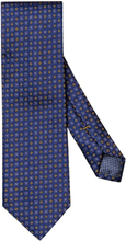 Mørkeblå Eton skjorter mørkeblå silke slips tilbehør