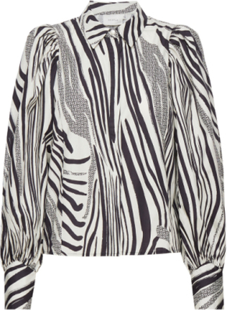 Peonygz P Shirt Tops Blouses Long-sleeved Multi/patterned Gestuz