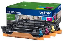 Toner Brother TN243CMYK, 4x1000 pages, Valuepack, Black, Cyan, Magenta, Yellow