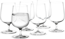 Bouquet Vandglas 38 Cl Klar 6 Stk. Home Tableware Glass Drinking Glass Nude Holmegaard