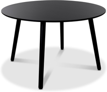 Rosvik svart runt matbord Ø120 cm
