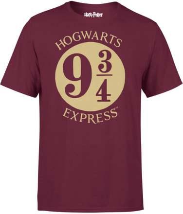 Harry Potter Platform Burgundy T-Shirt - L