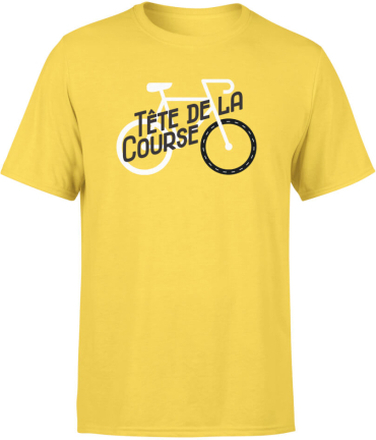 Tete De La Course Men's Yellow T-Shirt - L - Yellow